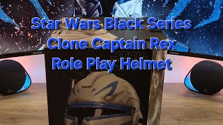 UNBOXING amp FIRST LOOK Star Wars Black Series Ahsoka Series Clone Captain Rex Role Play Helmet [upl. by Moyna]