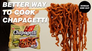 KORJP cc The Best and Most Delicious way to cook Chapagetti  Different method but Easy  짜파게티 [upl. by Eilrahs]