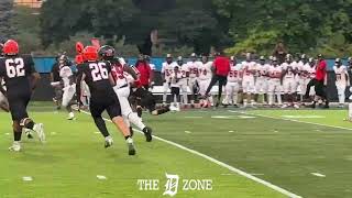 Roseville 2026 CB Dorrell Riley interception vs Brother Rice [upl. by Zollie706]