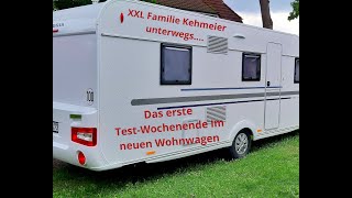 MISSION CAMPING  Das erste Wochenende mit dem neuen Wohnwagen [upl. by Arlina892]