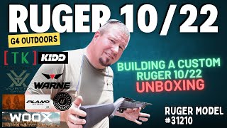 Ruger 1022 Carbine Model 31210 Unboxing  The Build Begins ► TandemKross Volquartsen Kidd Vortex [upl. by Eirual]