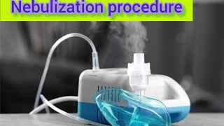 Nebulization procedure  what is nebulizer  A nursing procedure [upl. by Aline]