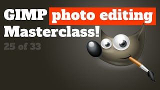 GIMP Photo Editing Masterclass  Photo Editing Project 05 [upl. by Ambrosio]