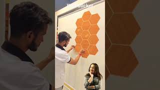 Hexagonal cell adhesive sticker short trending mostpopular viralclips onlineshopping [upl. by Kenneth]