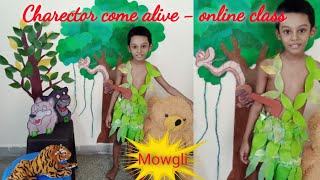 Dress  up As Mowgli In Grade 1 Online Class  Academic Year 2122 [upl. by Ahsai]