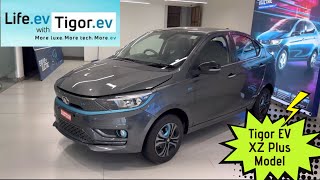 Reason’s To Buy 2023 Tata Tigor EV Xz plus ❤️‍🔥✨₹ 13 Lakh ✨Rs076 mai 1 km Ab hui na Economical🙌🥹 [upl. by Ebocaj519]