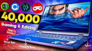 Top 5 Best Laptops Under 40000🔥Best Laptop Under 40000 For Students Editing Gaming acerlaptops [upl. by Inah]