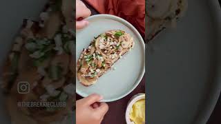 breakfast mushroomtoast recipe [upl. by Norud]