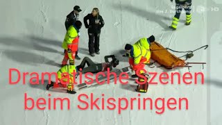 Engelberg Skispringen Anna Ström verletzt sich schwer  engelberg skispringen annaström [upl. by Nuahsyd]