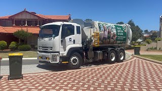 Stirling garbage with new Isuzu t154 [upl. by Shaya]