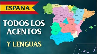 Todos los ACENTOS LENGUAS y DIALECTOS de España [upl. by Enilegnave]