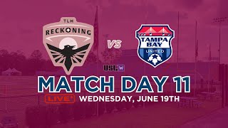 Tallahassee Reckoning vs Tampa Bay United  Match Day 10 6192024 [upl. by Wiltshire]