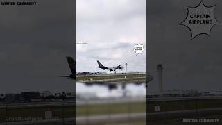 😯Landing Moment of Giant Cargo Plane 747 Aviation Scenes shorts aviation airport mayday atc [upl. by Acinorrev]