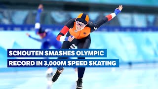 Speed Skating Womens 3000m  Beijing 2022 Highlights [upl. by Shih]