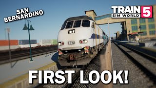 FIRST LOOK at San Bernardino Line  Train Sim World 5 [upl. by Veta]