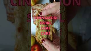 CINNAMON SWIRL LOAF CAKE baking recipe fall [upl. by Hackathorn415]