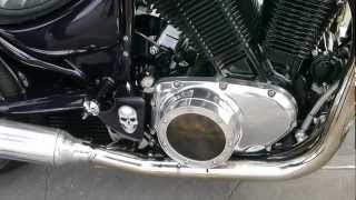 VS 1400 Intruder with motogadget motoscope  munit  mlock amp clutch cover  custom build [upl. by Gruchot]