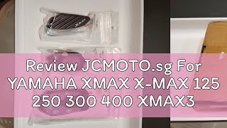 Review JCMOTOsg For YAMAHA XMAX XMAX 125 250 300 400 XMAX300 Motorcycle Accessories Kickstand Sid [upl. by Ziagos]