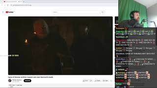 Forsen Reacts to Game of thrones S03E04 Crasters and Jeor Mormonts Death [upl. by Zsolway]