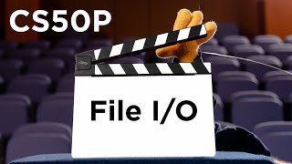 CS50P  Lecture 6  File IO [upl. by Liane622]