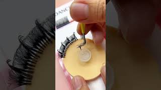 Doing wispy lash set with me tdancelashes lashesonlashes eyelashextensions wispylashes [upl. by Notniv414]