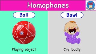 50 Homophones  Homophones list  Homophones With Pictures  What is Homophones  50 Homonyms [upl. by Silvan]