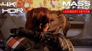 Mass Effect Legendary Edition  FemShep and Ashley Williams Romance [upl. by Kacerek45]