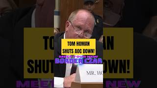 Tom Homan Sets AOC Straight 😭 Border Czar Doesnt Care [upl. by Aronek]