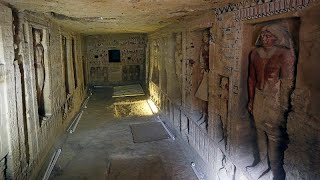 Egypt discovers untouched tomb in the ancient necropolis of Saqqara [upl. by Andra]