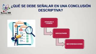 Conclusiones descriptivas en Ciencia y Tecnología [upl. by Alilak]