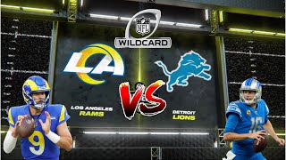 Lions vs Rams  3 Seed v 6 Seed 20232024 NFL Season  NFC Wildcard Weekend  Madden 24 PS 5 [upl. by Dita]