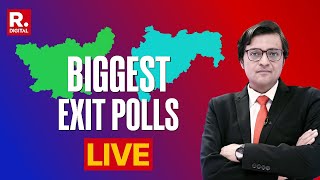 Biggest Exit Polls LIVE Maharashtra  Jharkhand Assembly Election  Republic TV  Arnab Goswami [upl. by Asirb]