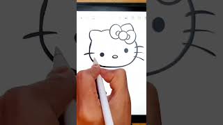 comment dessiner hello kitty facilement [upl. by Aniaz]