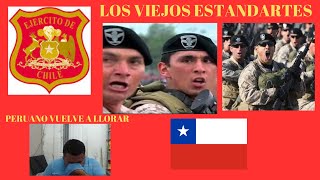 PERUANO LLORA AL VER COMO MILITARES CHILENOS ENTONAN A VIVA VOZ EL HIMNO A LOS VIEJOS ESTANDARTES [upl. by Goulet185]