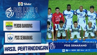 Hasil Akhir Pertandingan  Persib Bandung Vs PSIS Semarang  BRI Liga 1 202324 [upl. by Aillicirp]