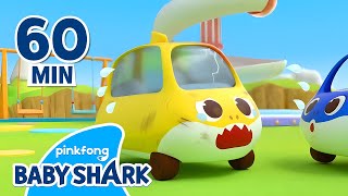 BEST Baby Shark Toy Car Song Collection  Compilation  Boo Boo Song  Baby Shark Official [upl. by Ansilme992]