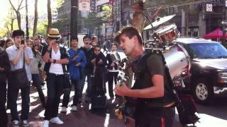 Jordan Peck Oneman Band Street Performer [upl. by Suitangi]