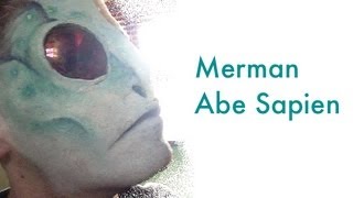 Abe Sapien  Merman Makeup Tutorial [upl. by Artenahs228]