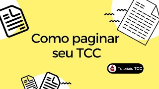 Como paginar seu TCC [upl. by Ertnod]