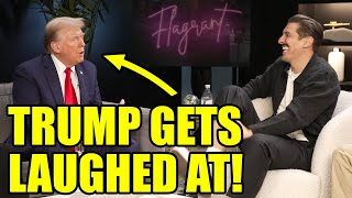 Andrew Schulz LAUGHS In Trumps Face As Trump Tells MASSIVE Whopper [upl. by Gaivn]