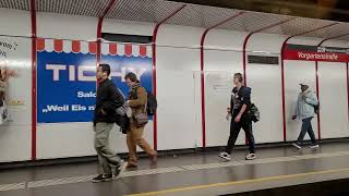 U1 Mitfahrt Stephansplatz nach Rennbahnweg UBahn Wien SGP Type U1129102024 [upl. by Hatch436]