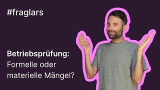 Formelle oder materielle Mängel [upl. by Estus]