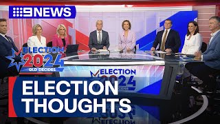 What the 9News panel thinks of 2024 Queensland Election  9 News Australia [upl. by Cayser144]