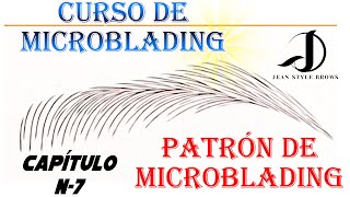 Curso Trazos de Microblading ✍ TUTORIAL Paso a Paso Patrón de Microblading Capitulo 7 [upl. by Magnuson93]