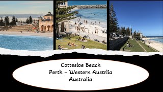 Perths iconic Cottesloe Beach  Perth Beaches  Perth  Western Australia  Australia  4K Video [upl. by Pathe228]