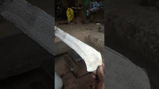 Metal Billhook cleaver knife Crashed [upl. by Minne939]