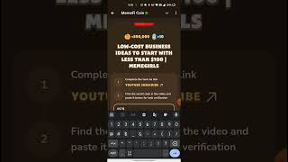 LOWCOST BUSINESS IDEAS TO START WITH LESS THAN 100  MEMEGIRLS  Memefi New Video Code [upl. by Nidla830]