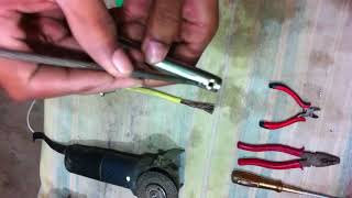 How to make stick welding electrode holder at home [upl. by Tavey]