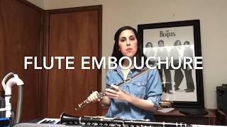 PROPER FLUTE EMBOUCHURE [upl. by Nawiat]