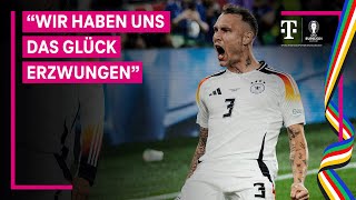 David Raum im Interview nach dem Sieg gegen Dänemark  UEFA EURO 2024  MAGENTA TV [upl. by Huberty]